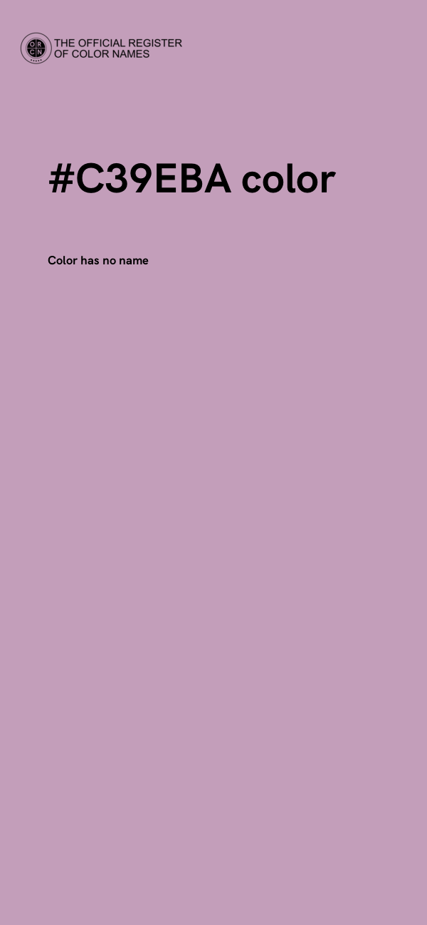 #C39EBA color image