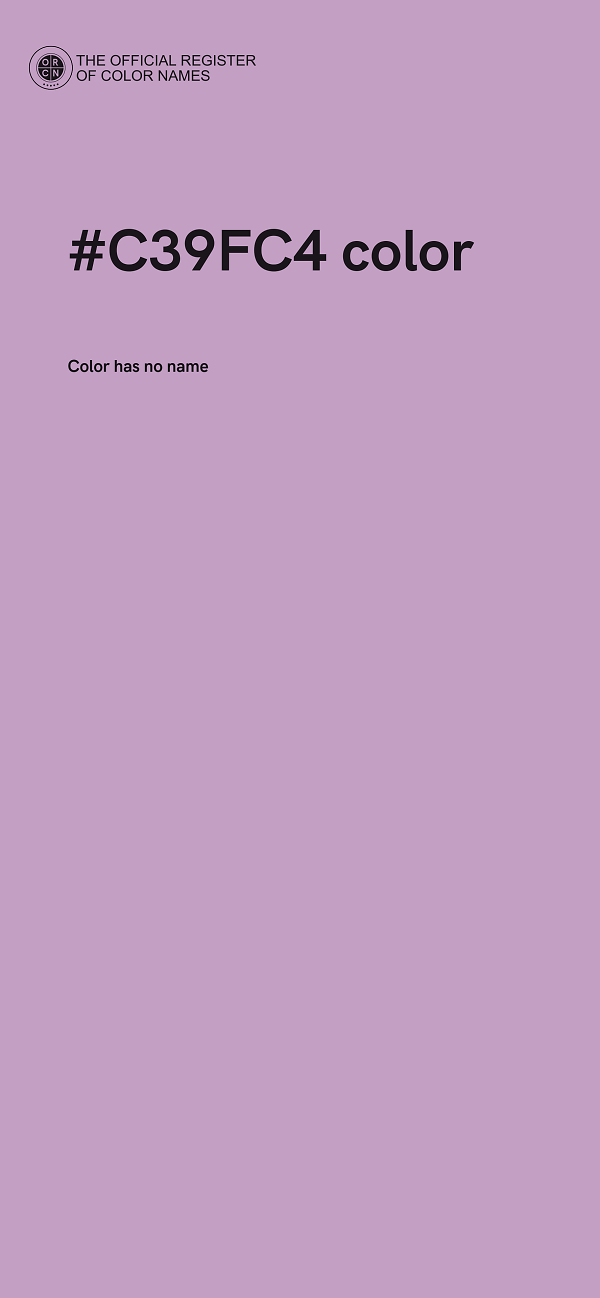 #C39FC4 color image