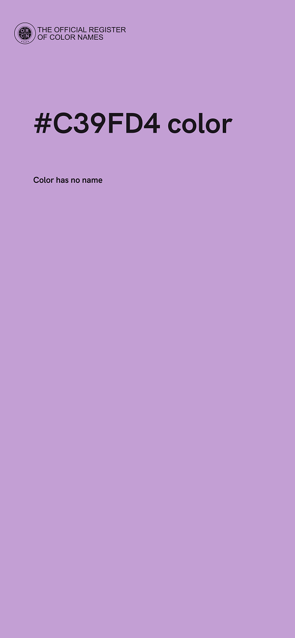 #C39FD4 color image