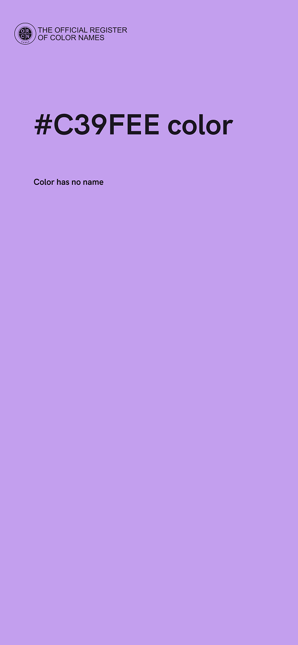 #C39FEE color image