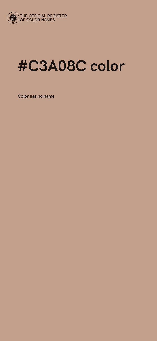 #C3A08C color image
