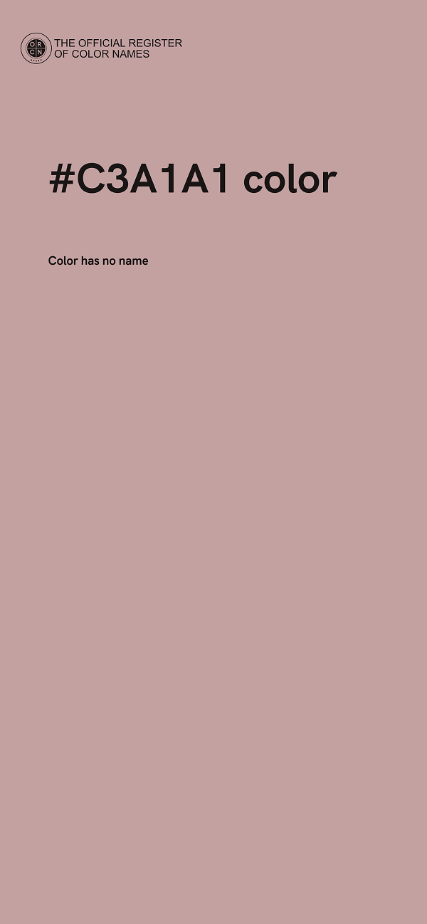 #C3A1A1 color image