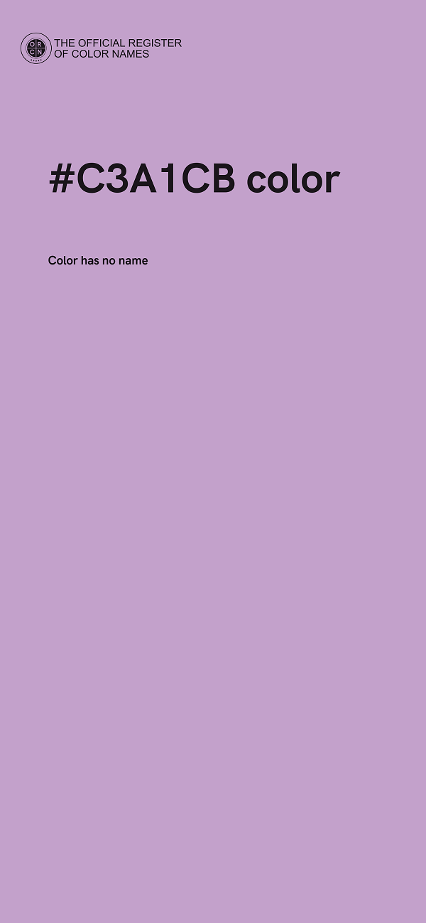 #C3A1CB color image