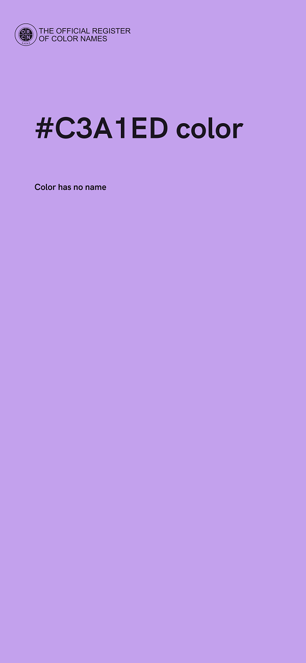 #C3A1ED color image