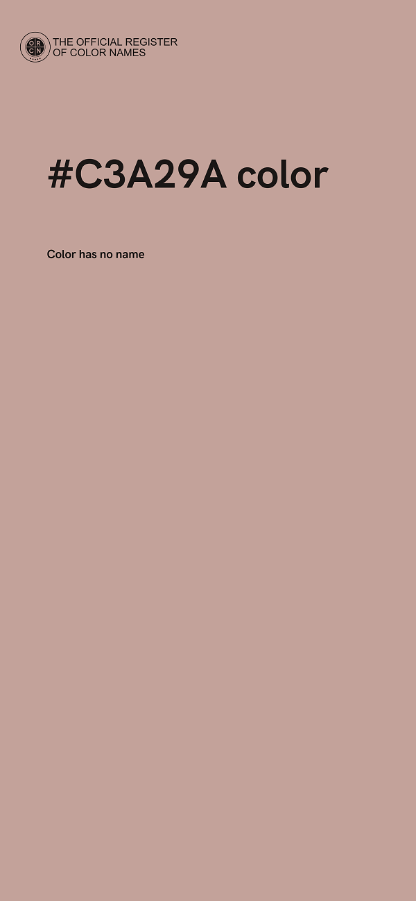 #C3A29A color image