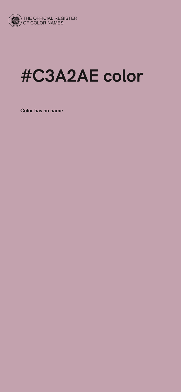 #C3A2AE color image