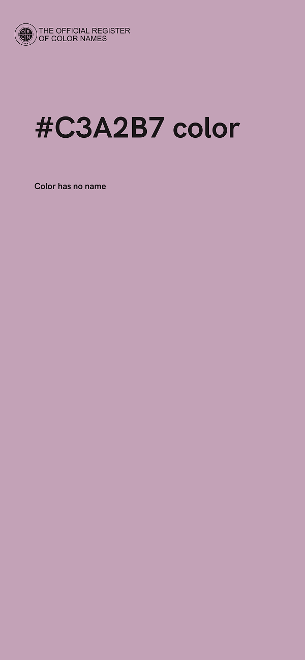 #C3A2B7 color image