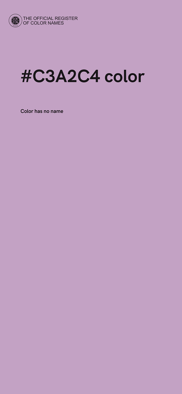 #C3A2C4 color image