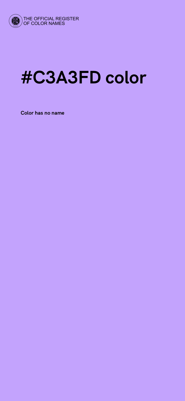 #C3A3FD color image