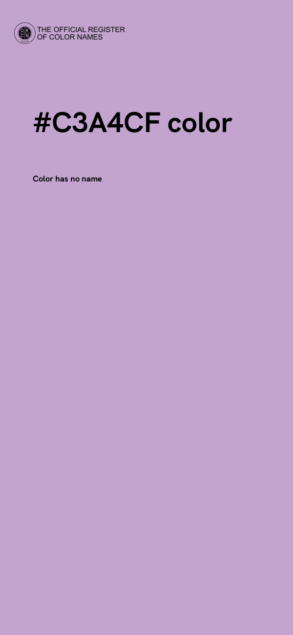 #C3A4CF color image