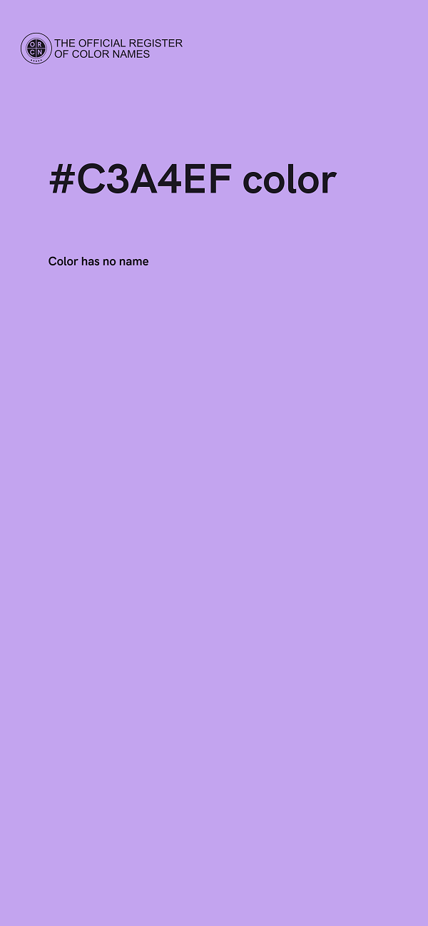 #C3A4EF color image