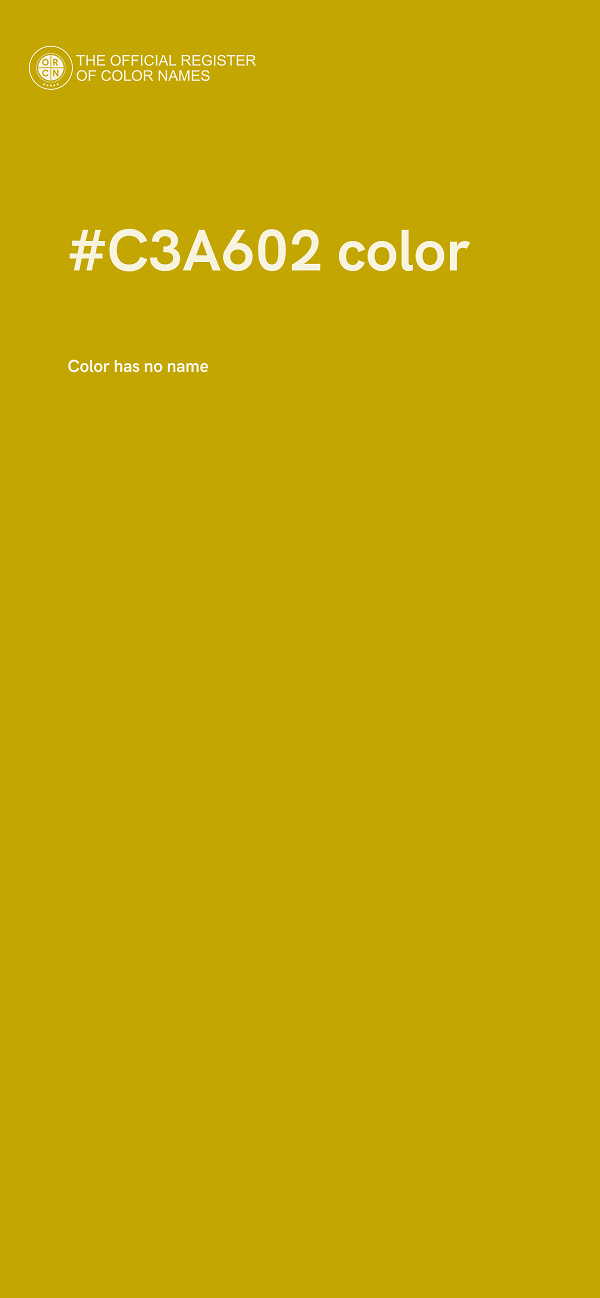 #C3A602 color image