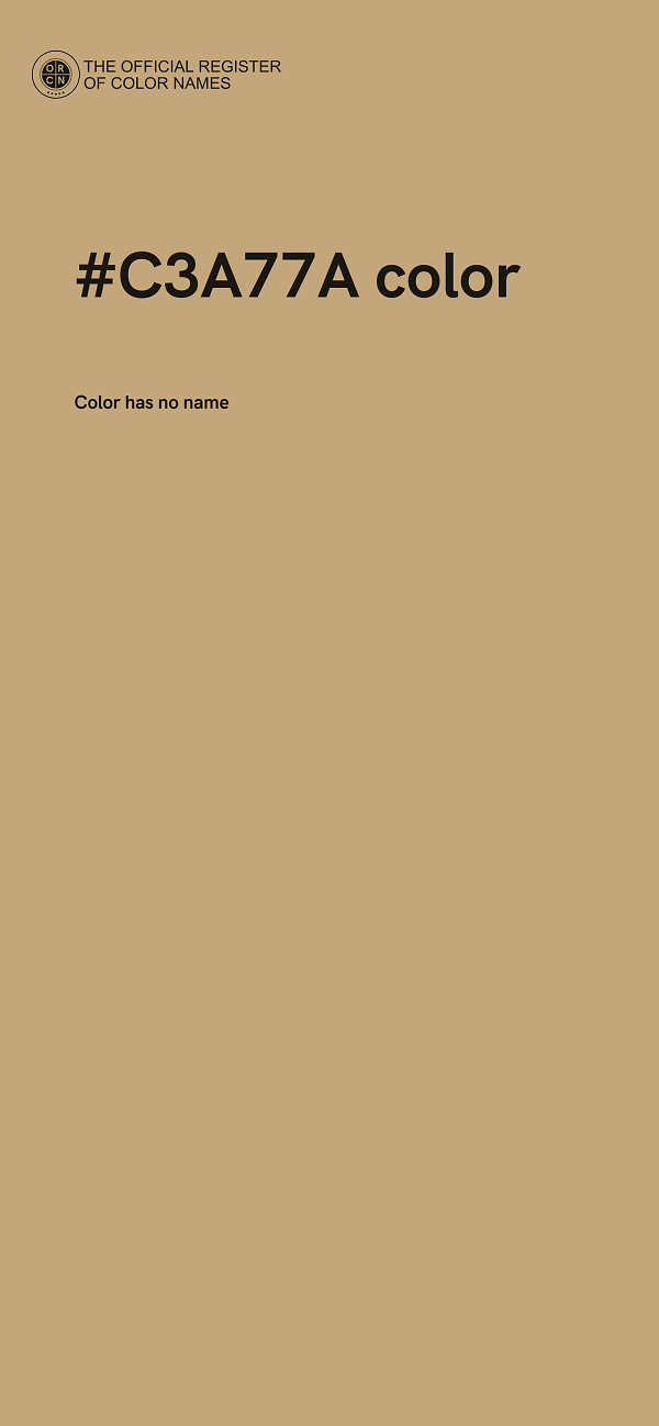 #C3A77A color image