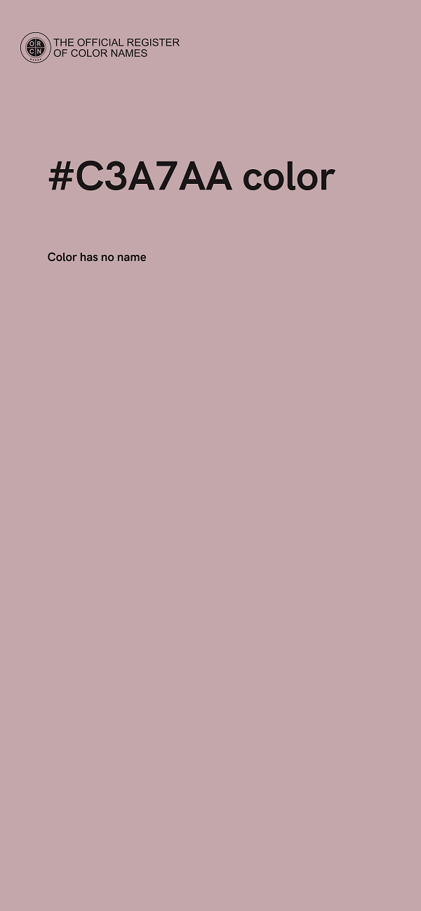 #C3A7AA color image