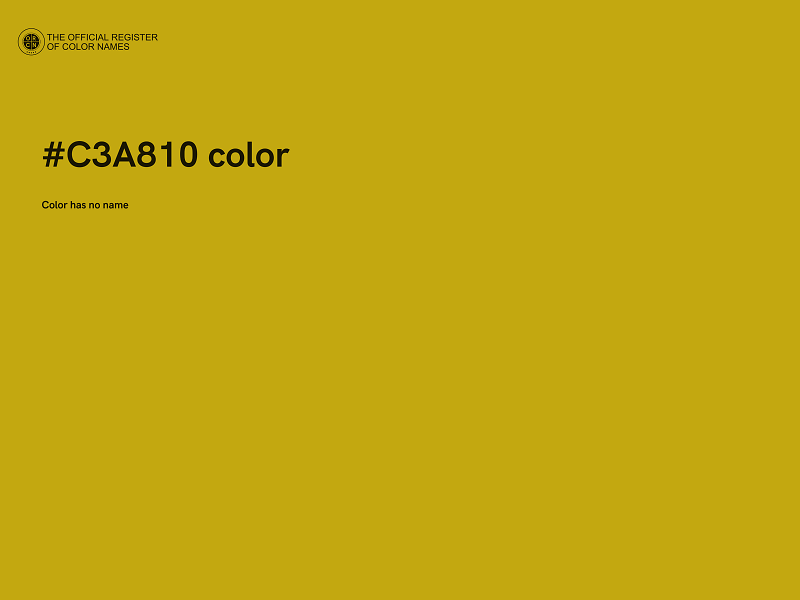 #C3A810 color image