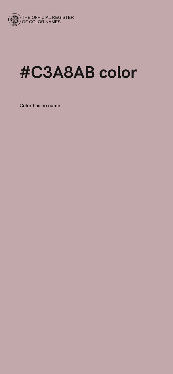#C3A8AB color image