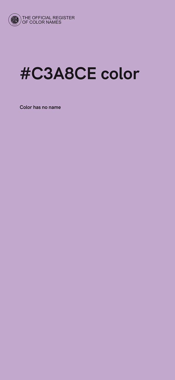 #C3A8CE color image