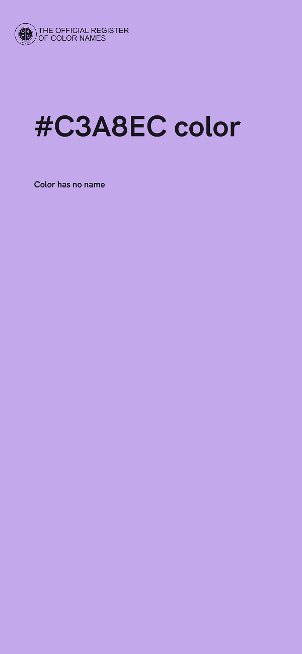 #C3A8EC color image