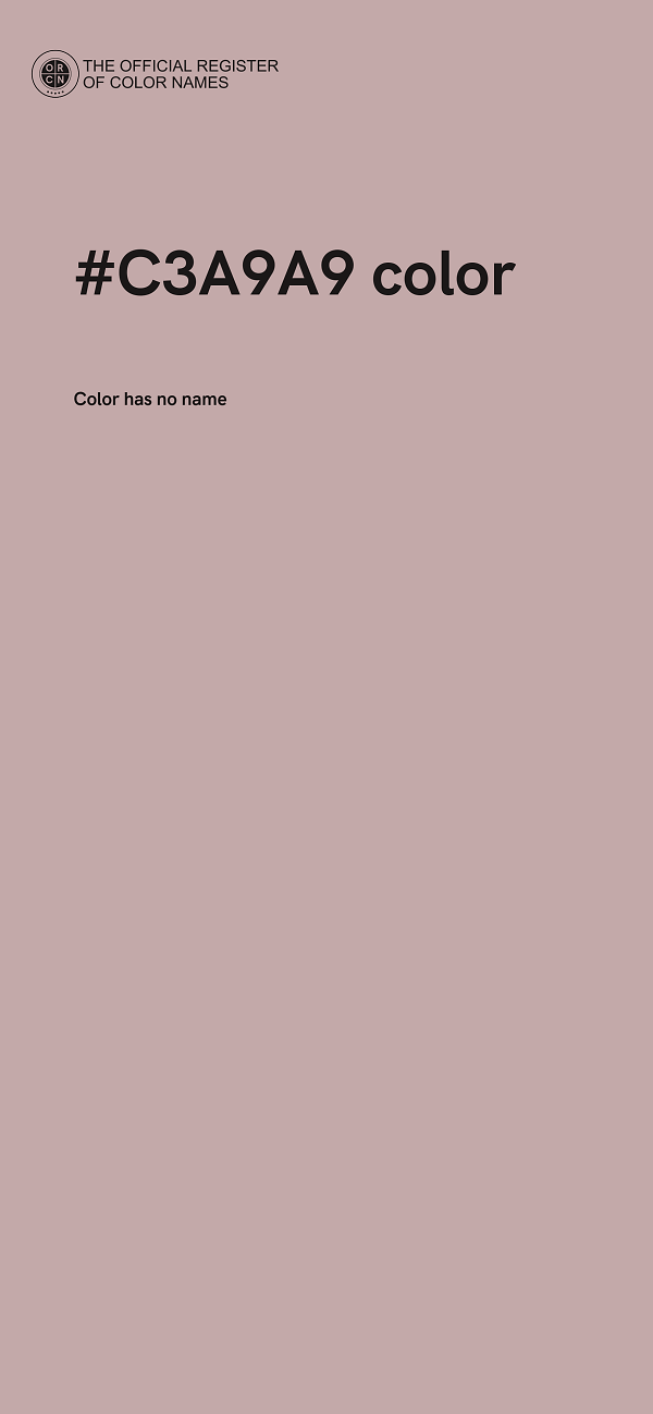 #C3A9A9 color image