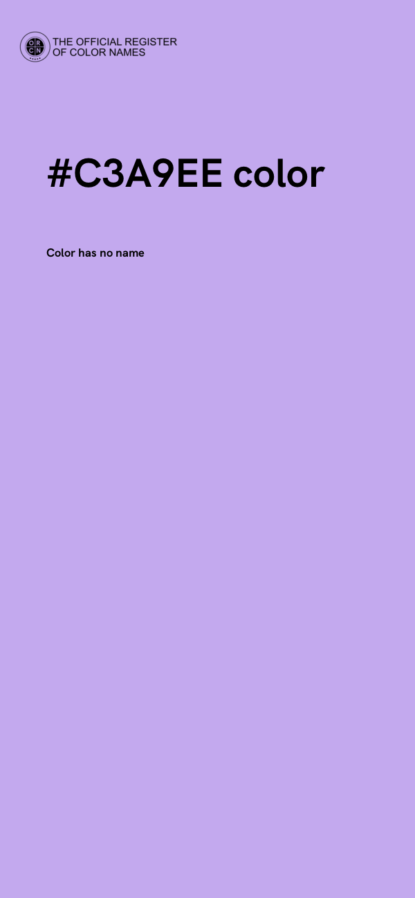 #C3A9EE color image