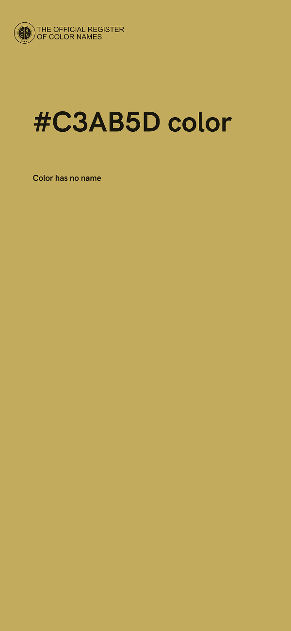 #C3AB5D color image