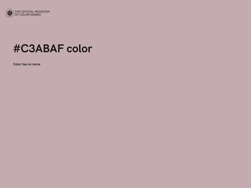 #C3ABAF color image