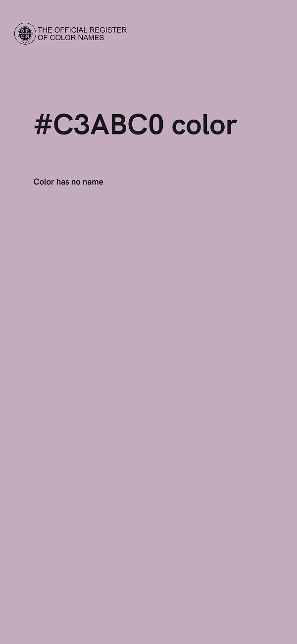 #C3ABC0 color image