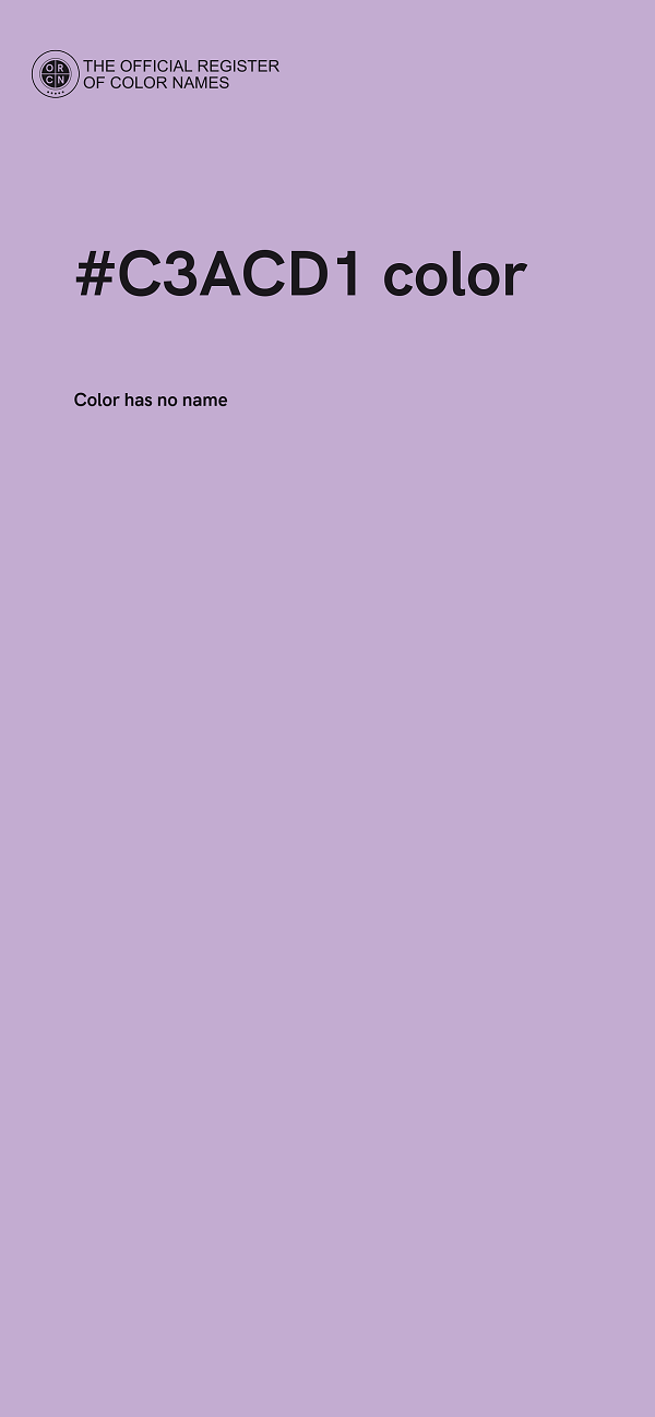 #C3ACD1 color image