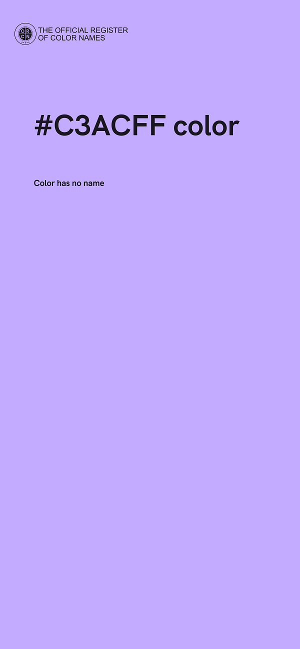 #C3ACFF color image