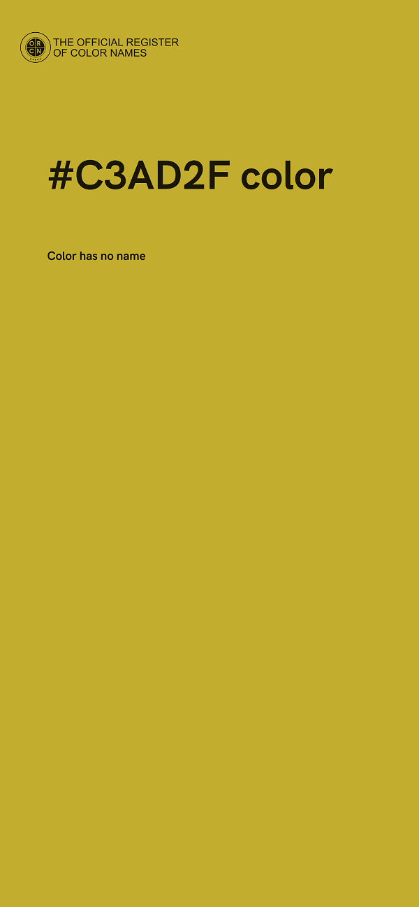 #C3AD2F color image