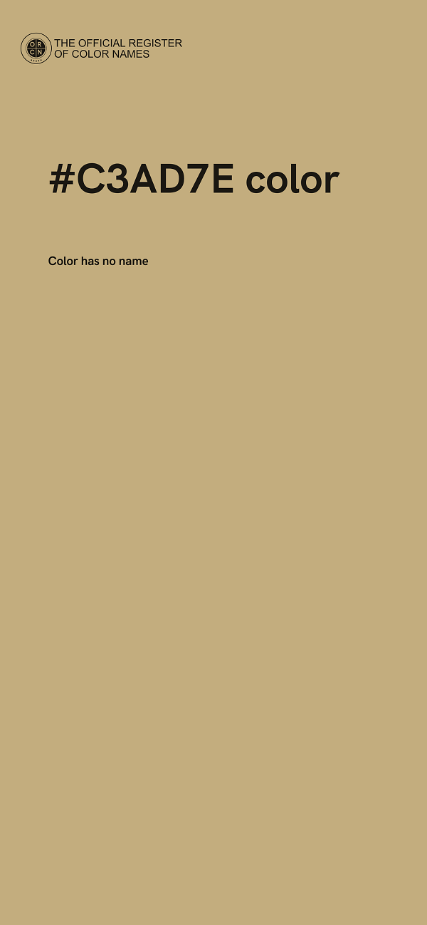 #C3AD7E color image