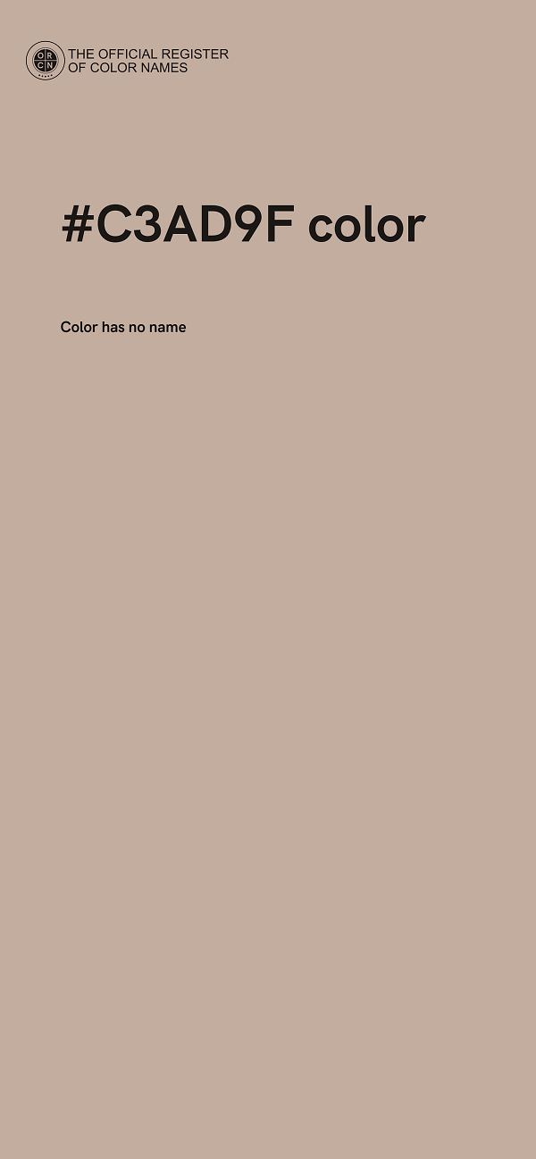 #C3AD9F color image