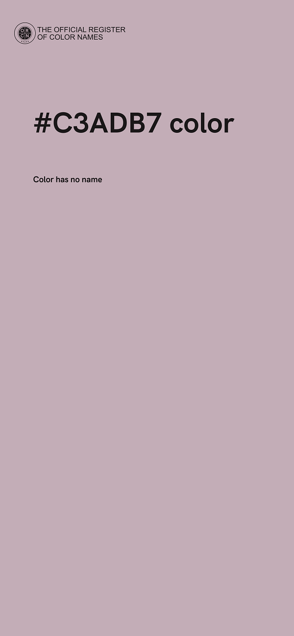 #C3ADB7 color image