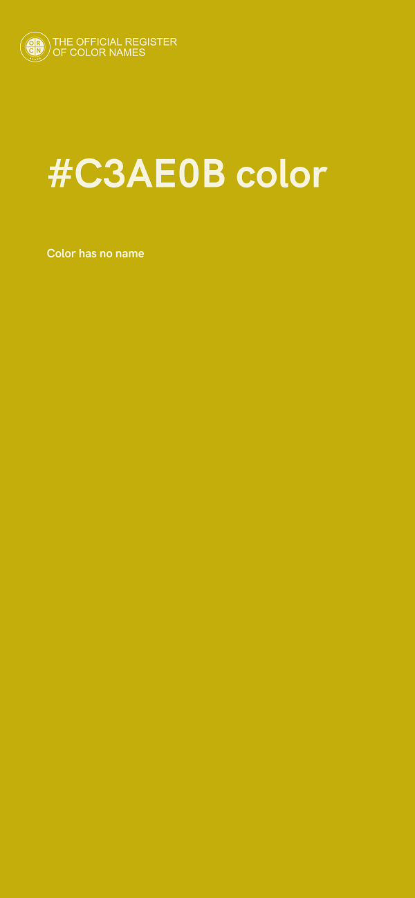 #C3AE0B color image