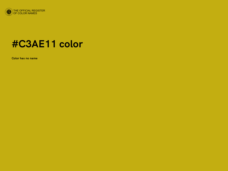 #C3AE11 color image