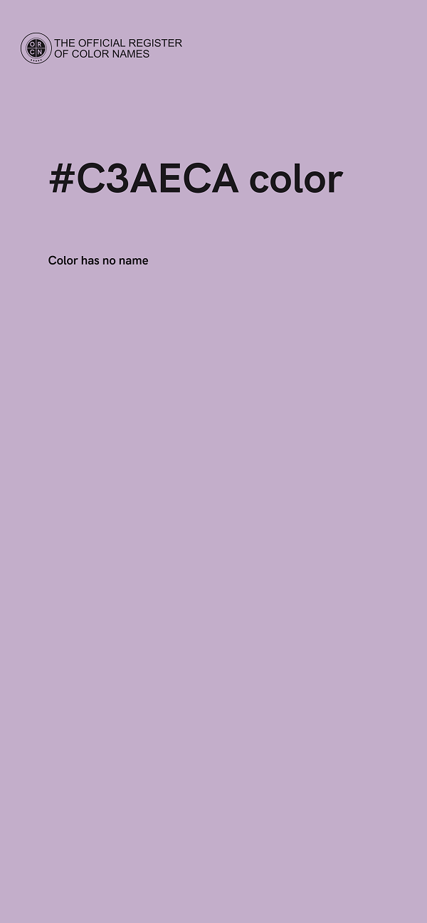 #C3AECA color image