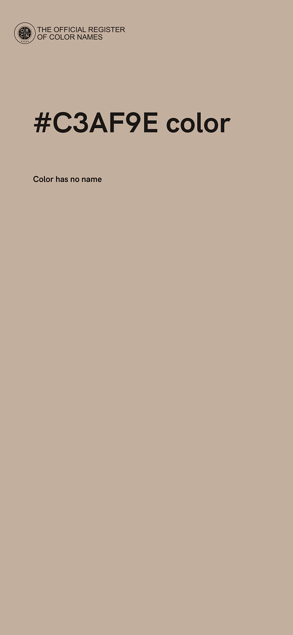 #C3AF9E color image