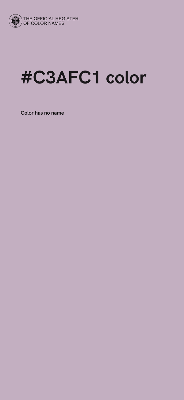 #C3AFC1 color image