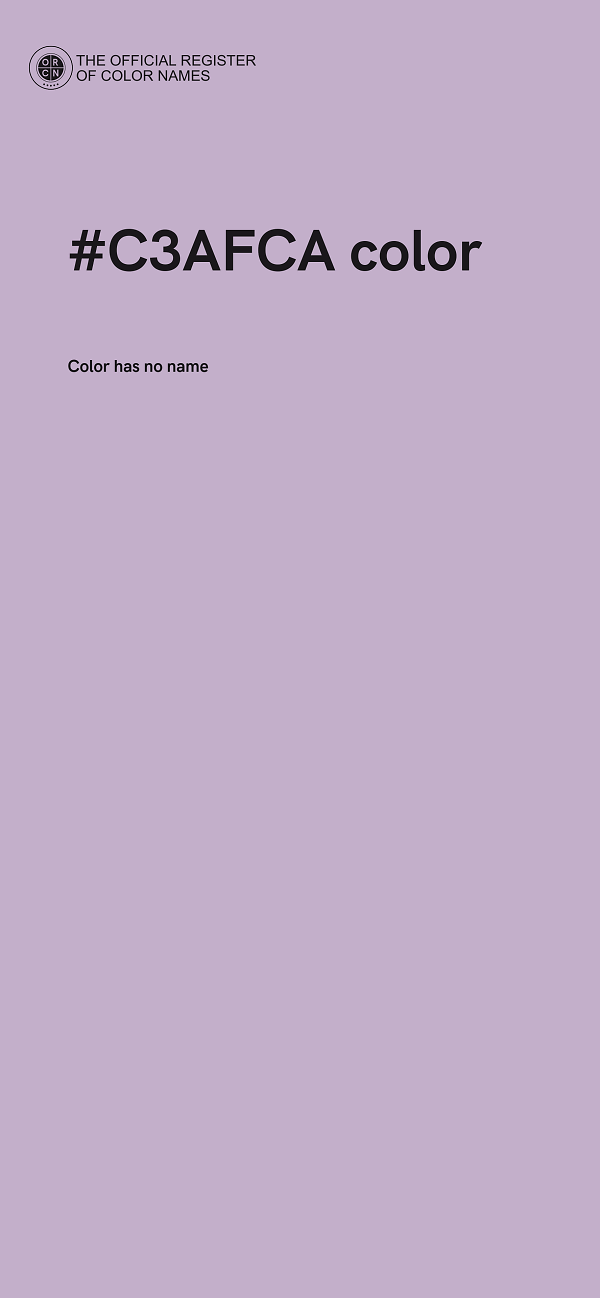 #C3AFCA color image