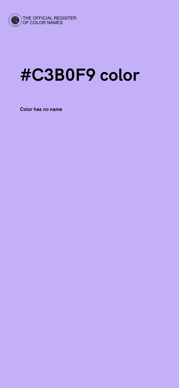 #C3B0F9 color image