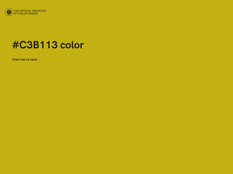 #C3B113 color image