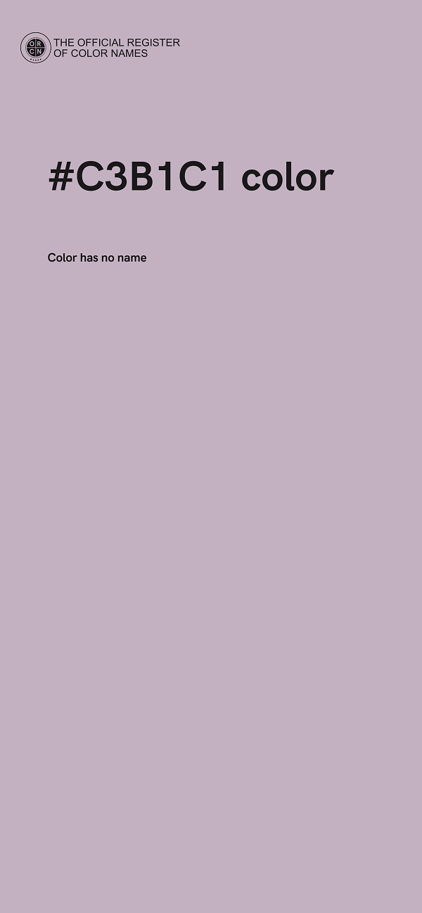 #C3B1C1 color image
