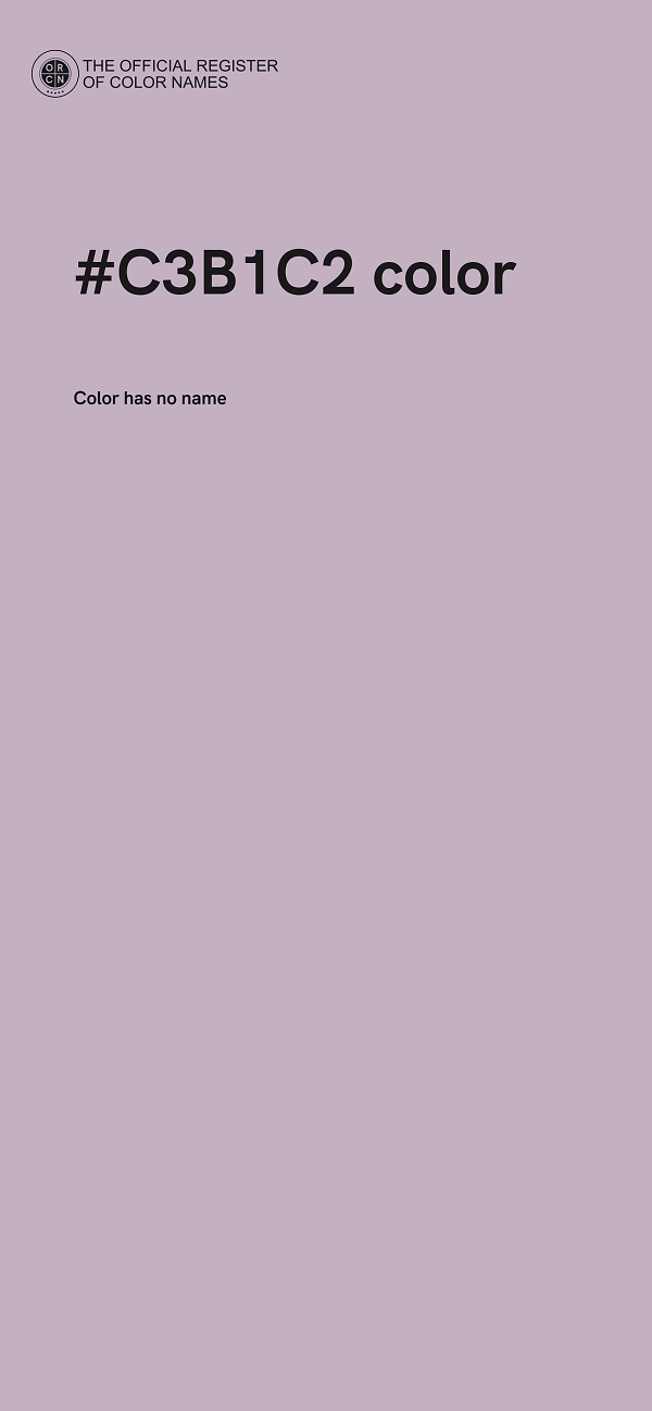 #C3B1C2 color image