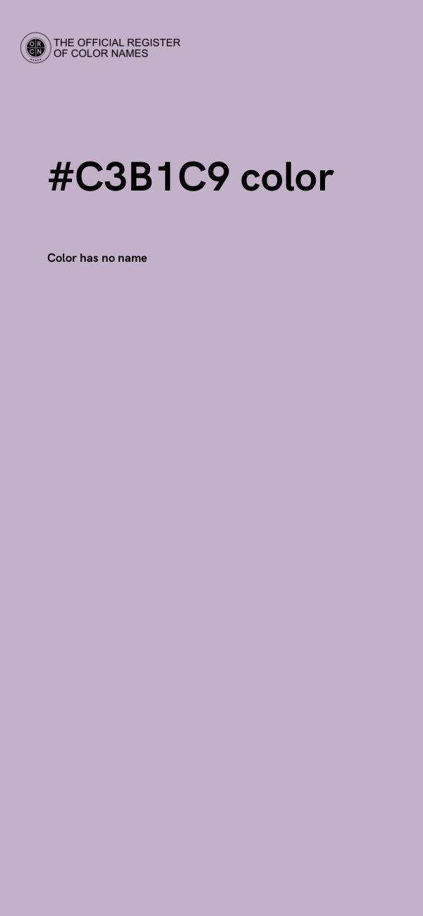 #C3B1C9 color image