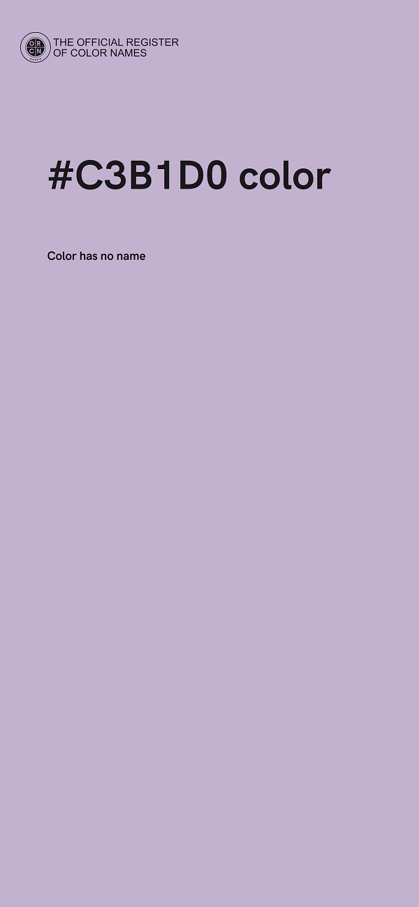 #C3B1D0 color image