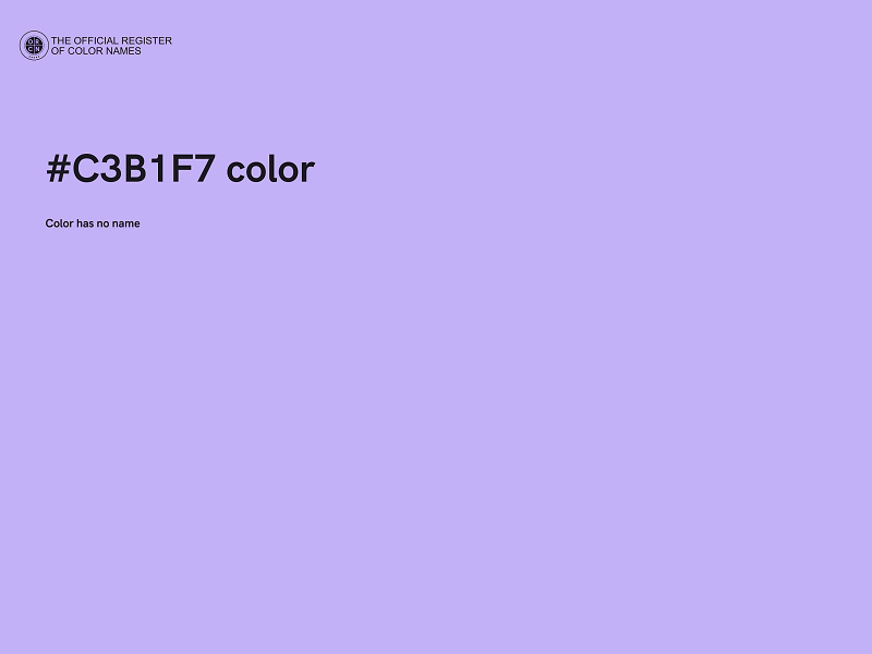 #C3B1F7 color image