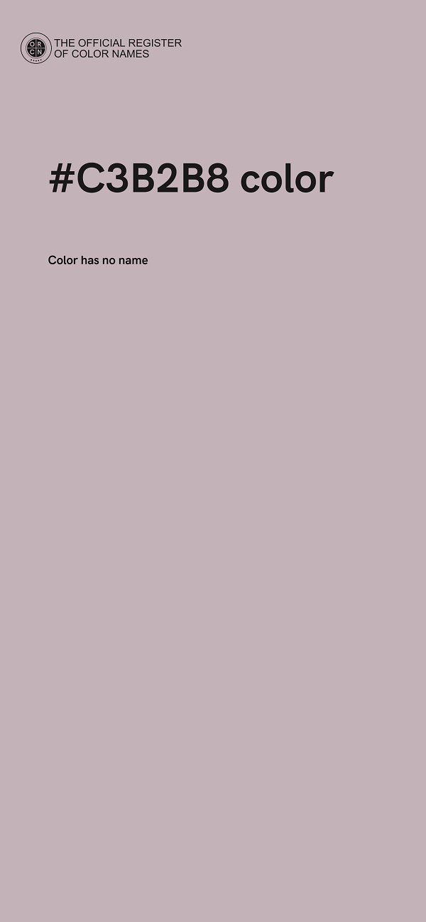 #C3B2B8 color image