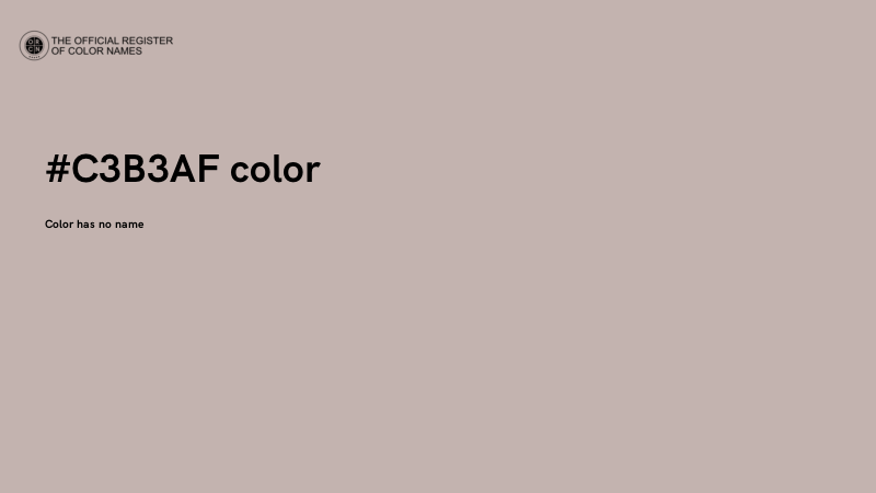 #C3B3AF color image