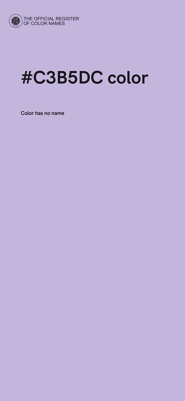 #C3B5DC color image