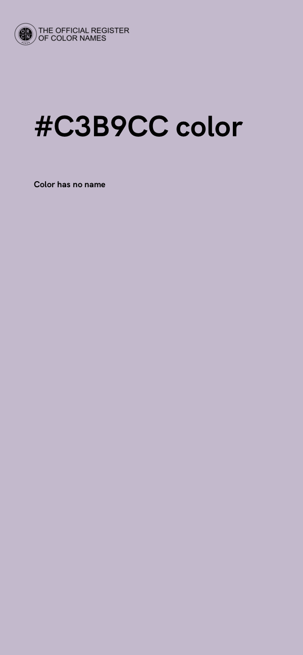 #C3B9CC color image
